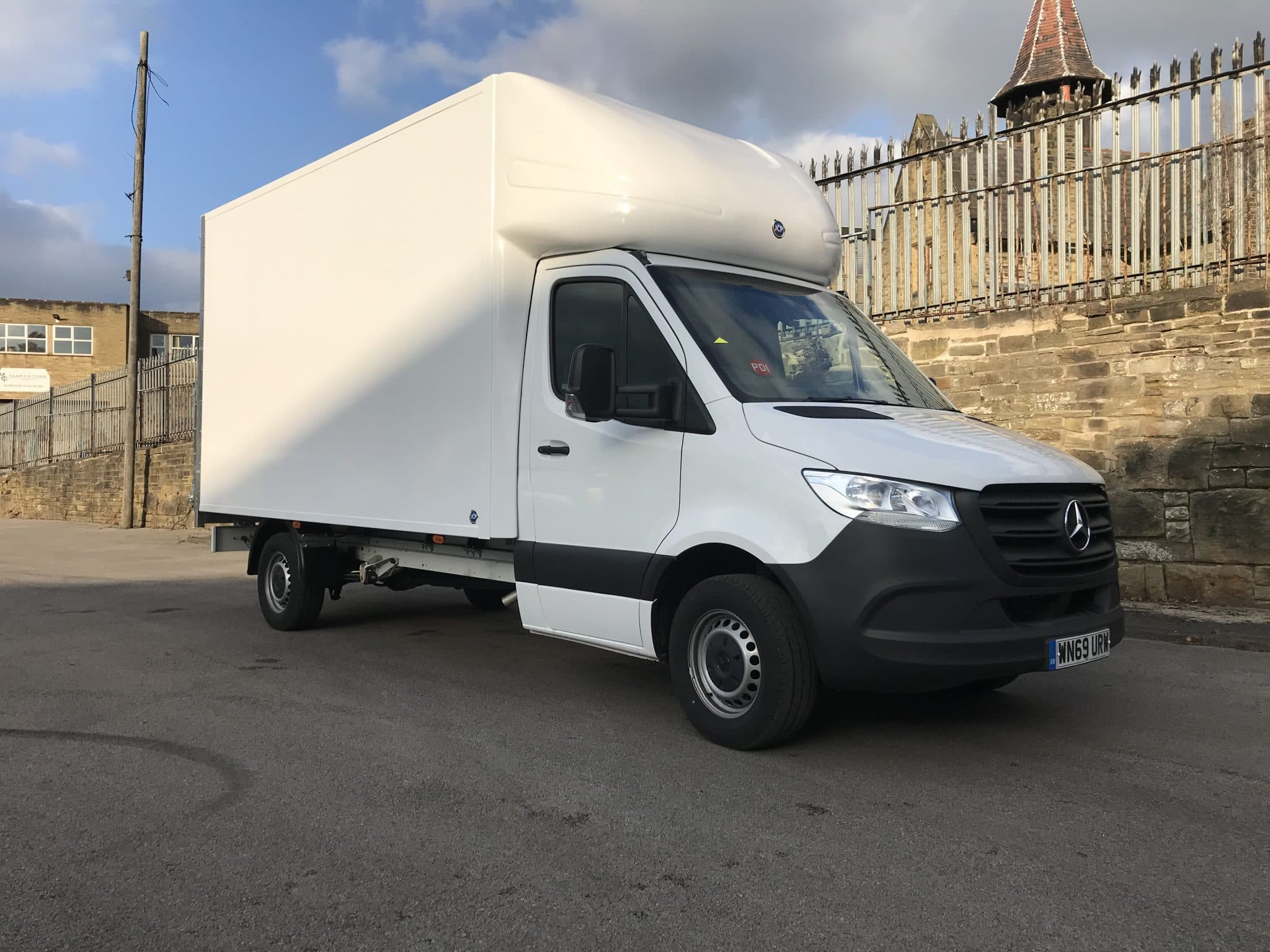 Luton Box Van courier van